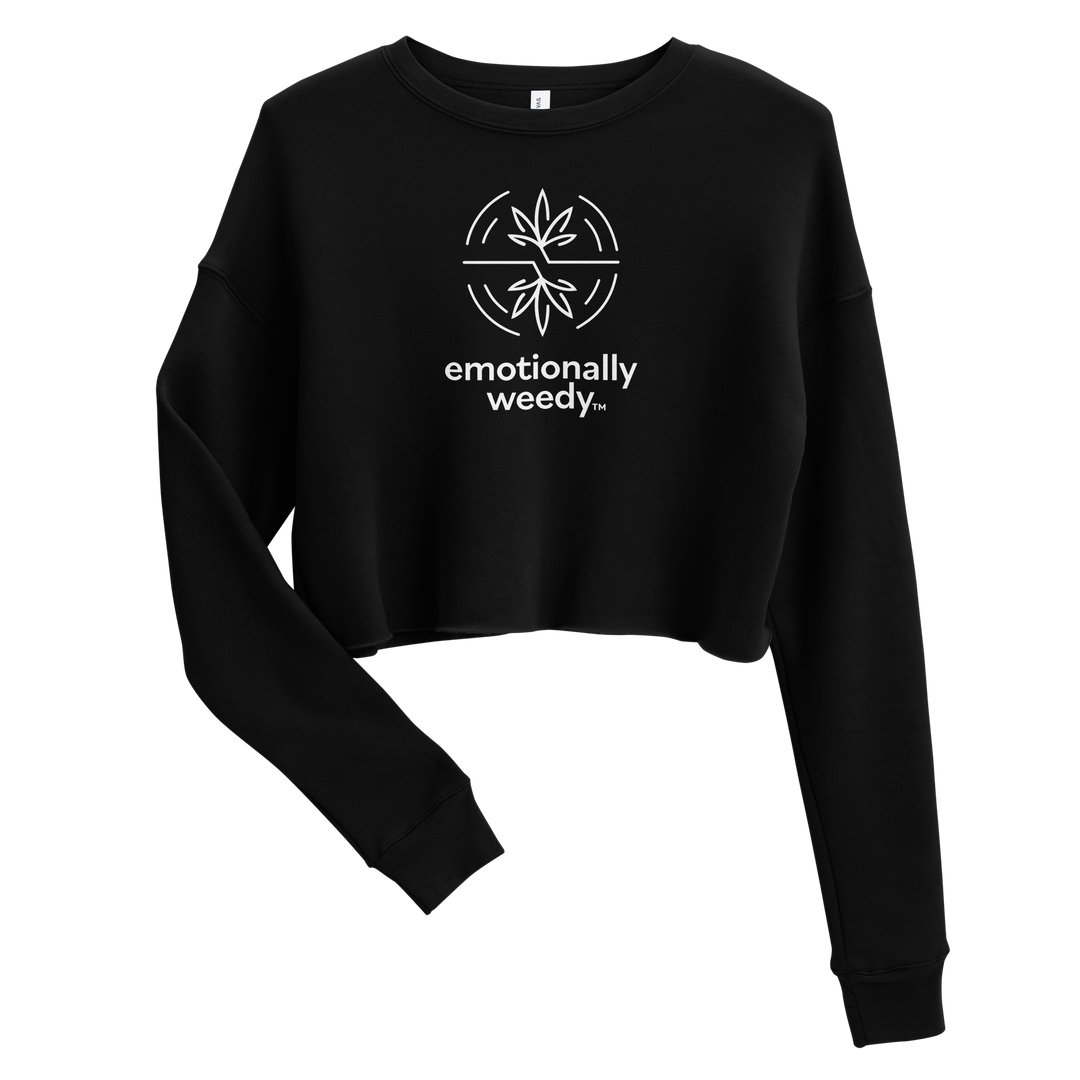 relaxation crop sweatshirt